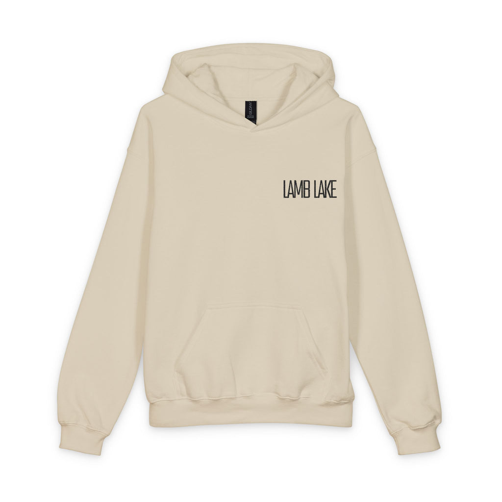 Youth Hoodie - LAMB LAKE Pocket Graphic