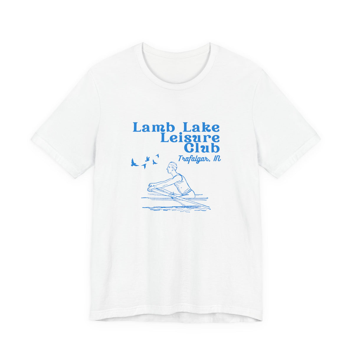 Kayak Tee – "Lamb Lake Leisure Club" Vintage Boating T-Shirt