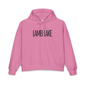 Lamb Lake Organic Women's Hoodie — Black 'Lamb Lake' Cozy Pullover