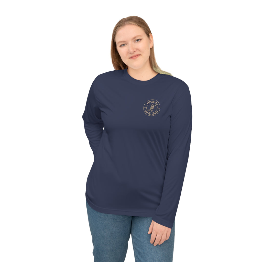 Performance Long Sleeve Shirt — Kayak Prince's Lakes Logo