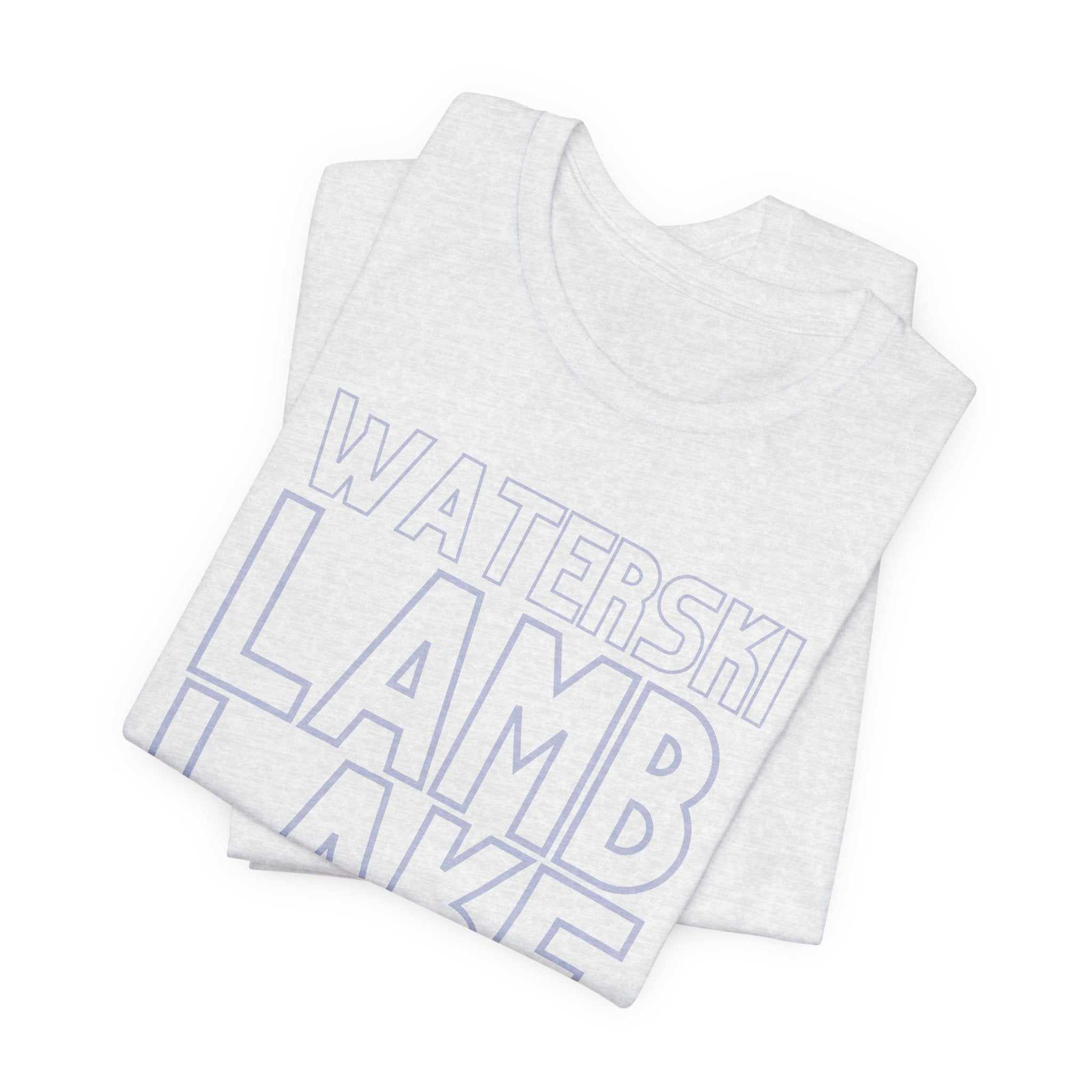 Lamb Lake Columbus Indiana Waterski Tee — Vintage Beach Town T‑Shirt