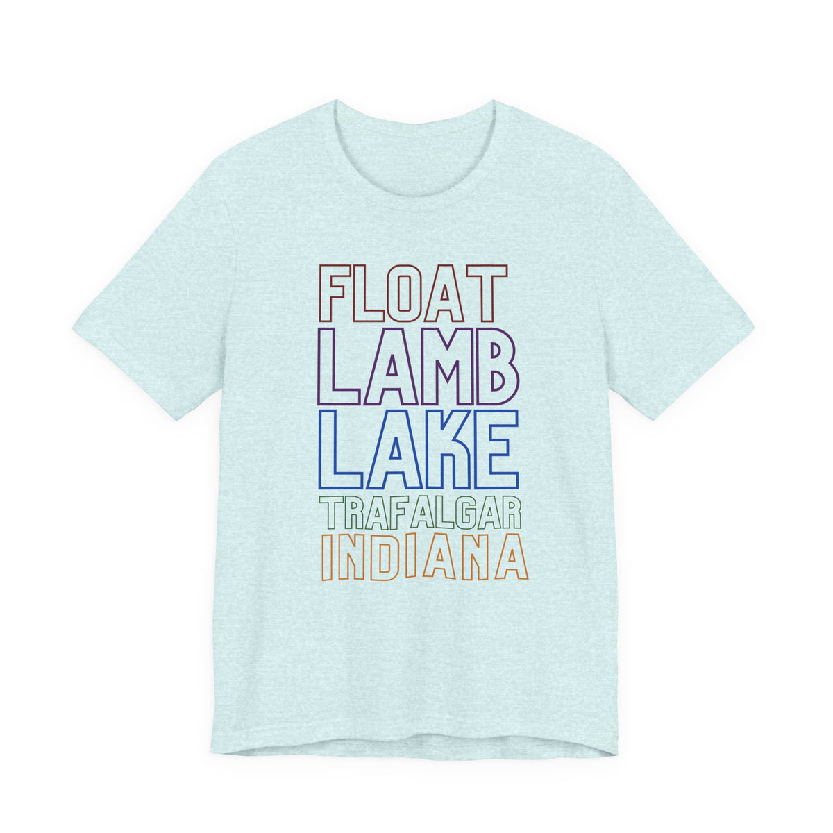 Float Lamb Lake Trafalgar Indiana T-Shirt