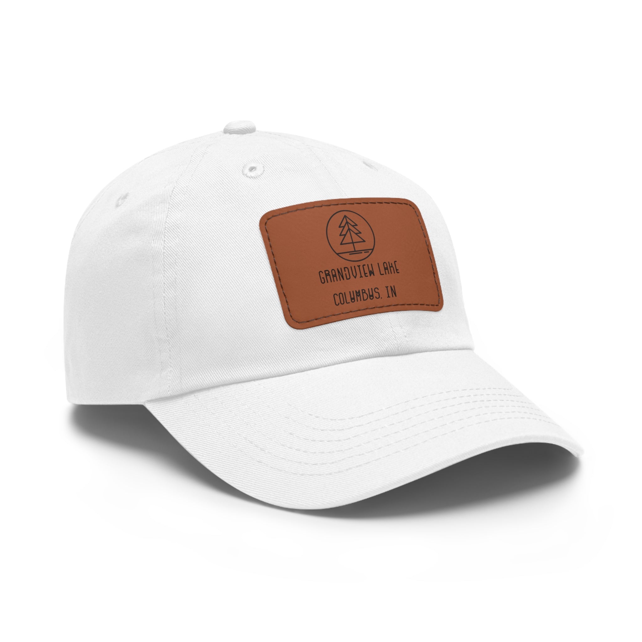 Leather Patch Hat — Grandview Lake Outdoor Baseball Cap