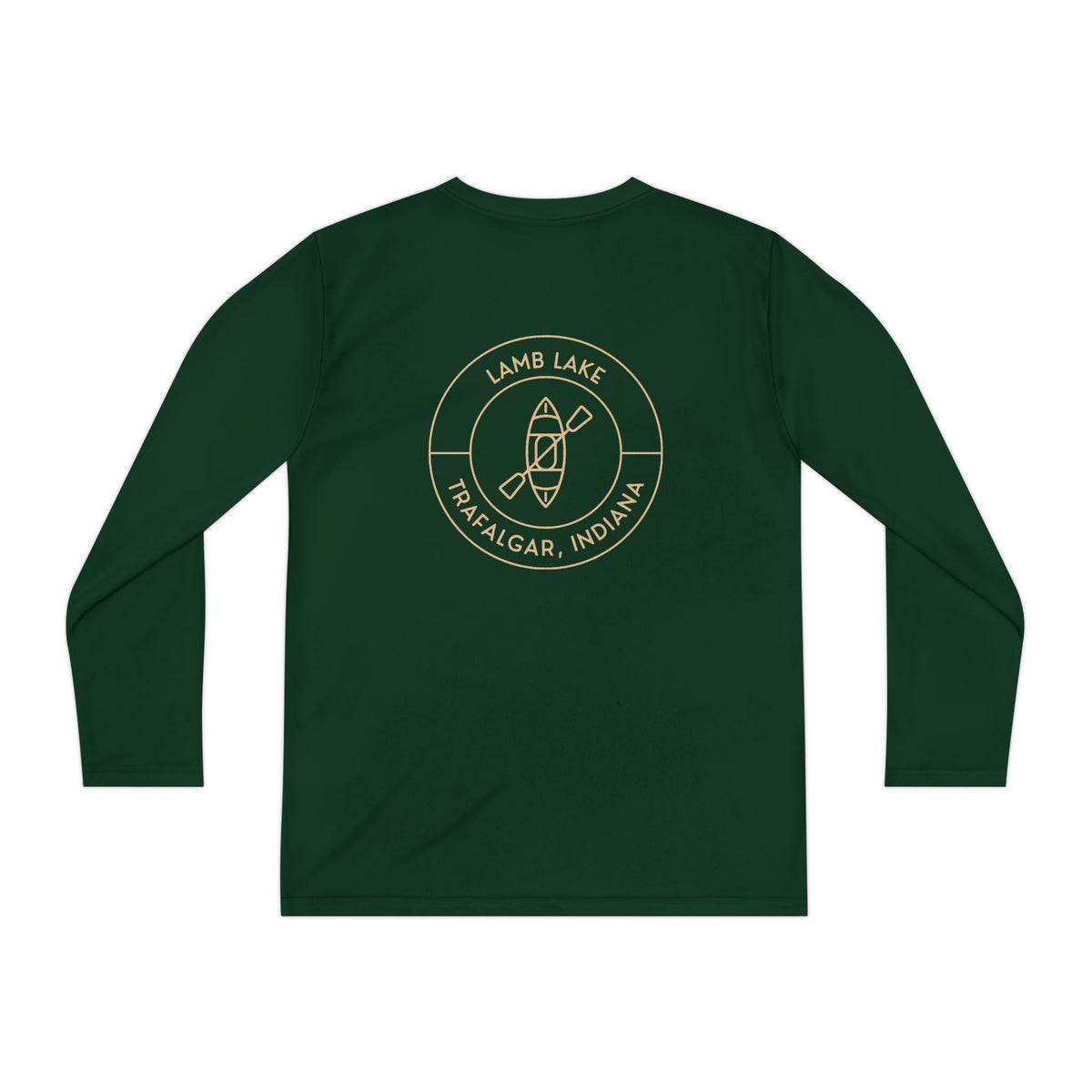 Youth Long Sleeve Tee - Lamb Lake Kayak Logo