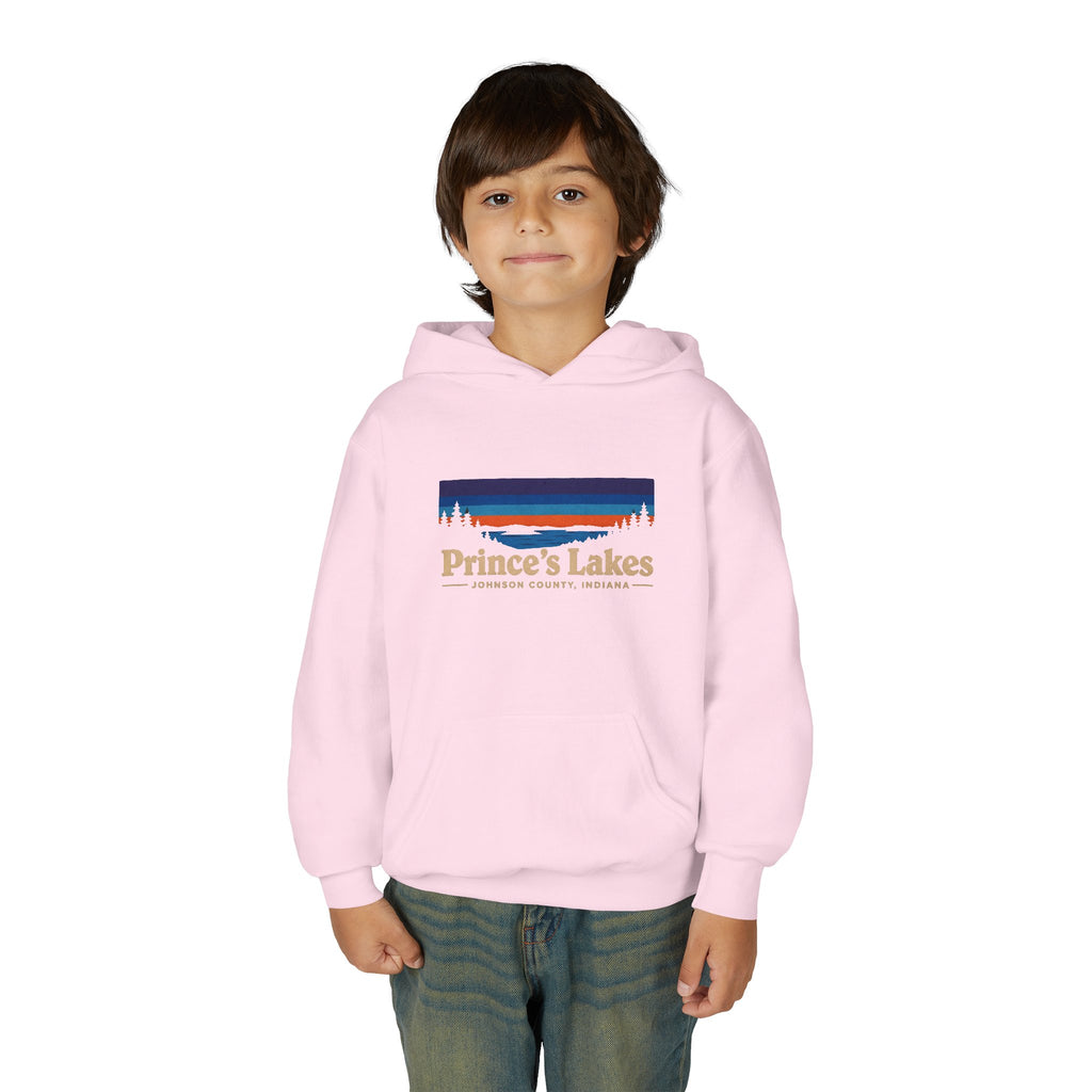Youth Hoodie - Prince's Lakes Sunset Logo
