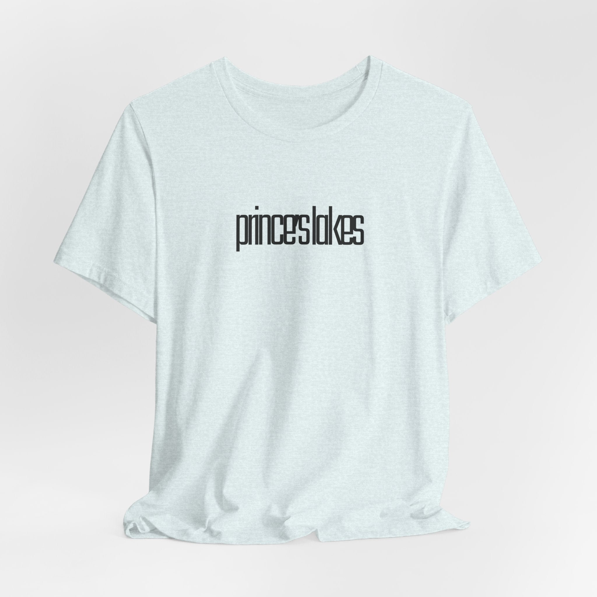 'prince's lakes' Graphic Tee —  Minimal Logo T‑Shirt