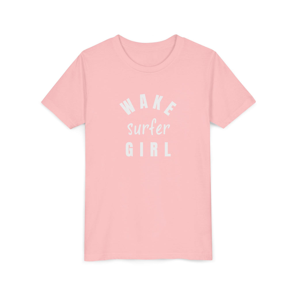 Youth Tee — "Wake Surfer Girl" Graphic Shirt