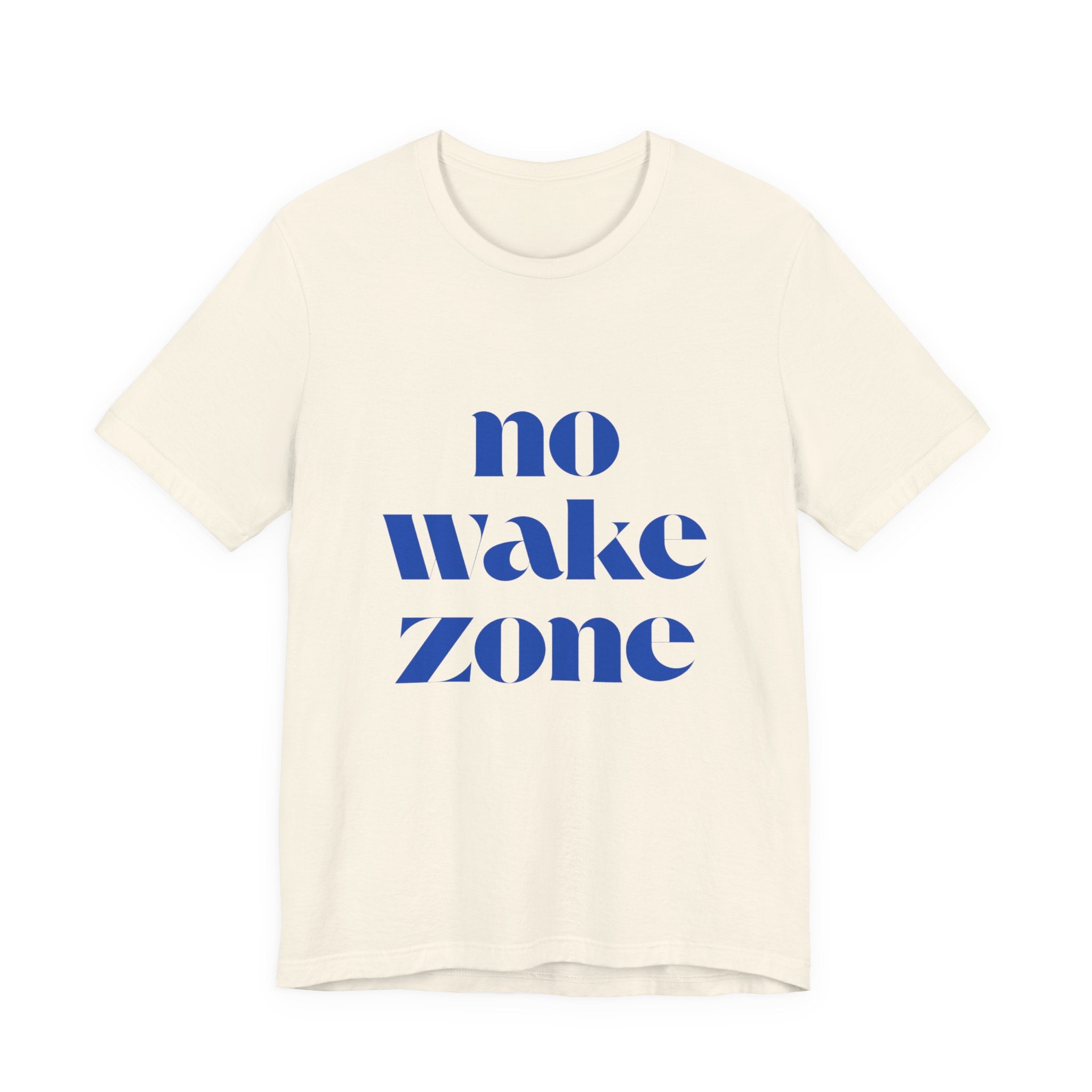 No Wake Zone T-Shirt — Nautical Relaxed Graphic Tee