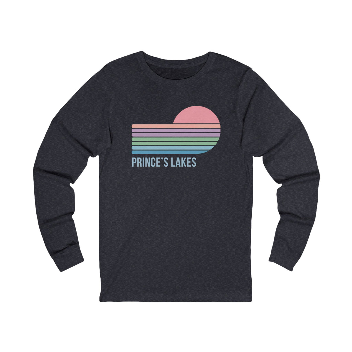 Prince's Lakes Retro Sunset Long Sleeve Tee