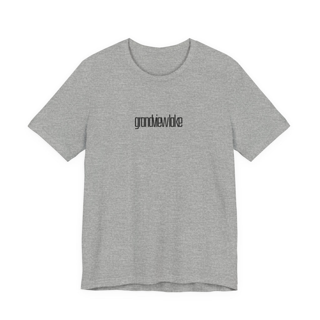 'grandview lake' Graphic Tee —  Minimal Logo T‑Shirt