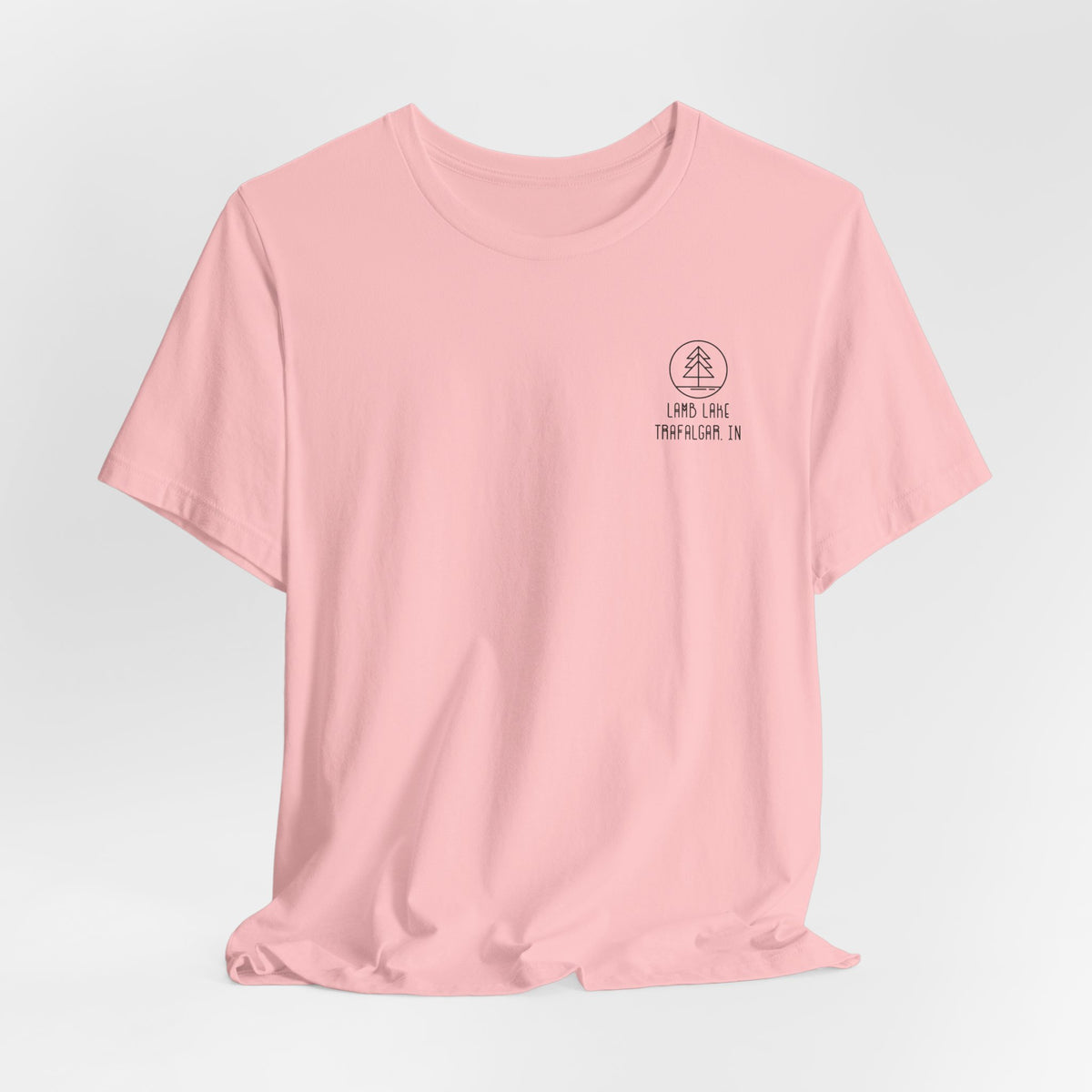 Lamb Lake Minimalist Tee — Lake Forest Graphic Short Sleeve Shirt