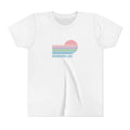 Youth Tee — 'Grandview Lake' Pastel Retro Sunset Kids T-Shirt