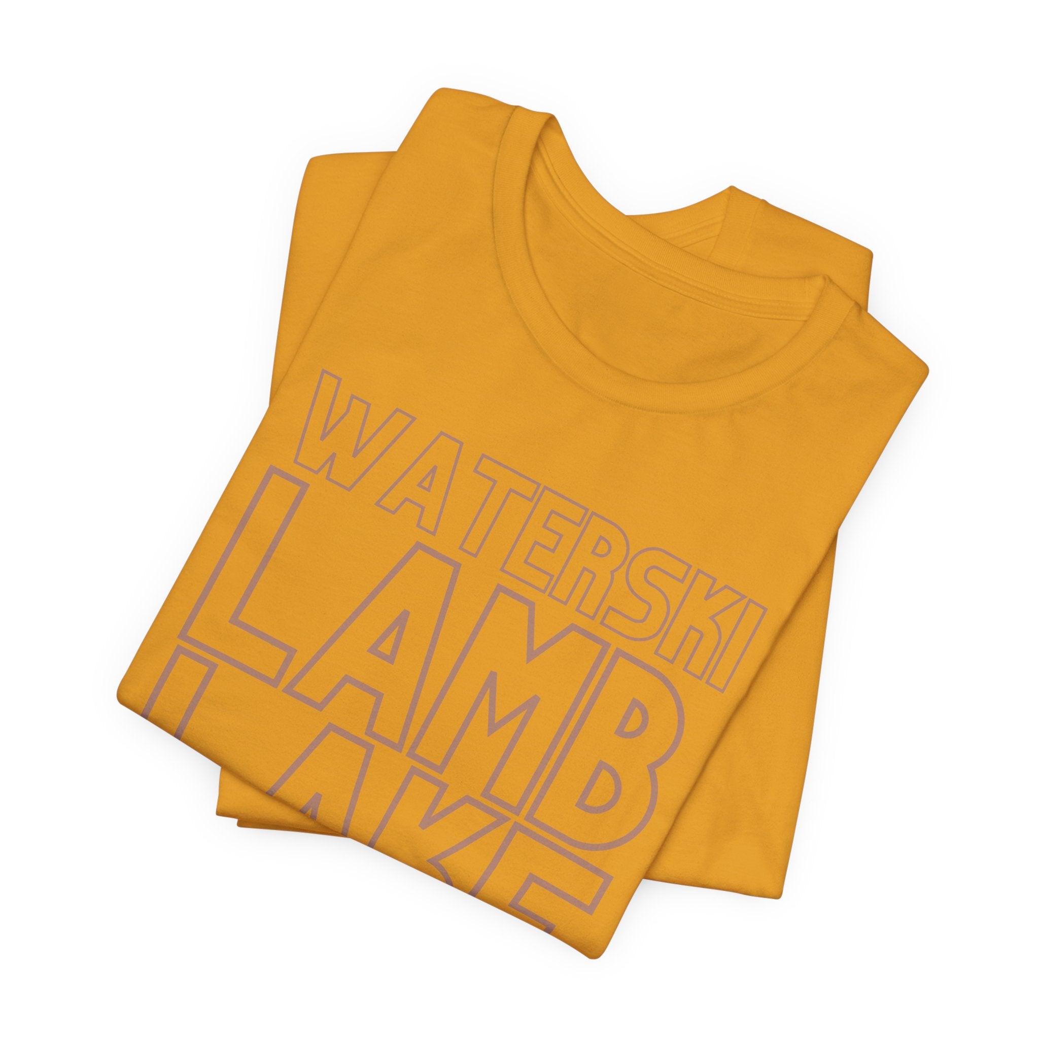 Lamb Lake Columbus Indiana Waterski Tee — Vintage Beach Town T‑Shirt