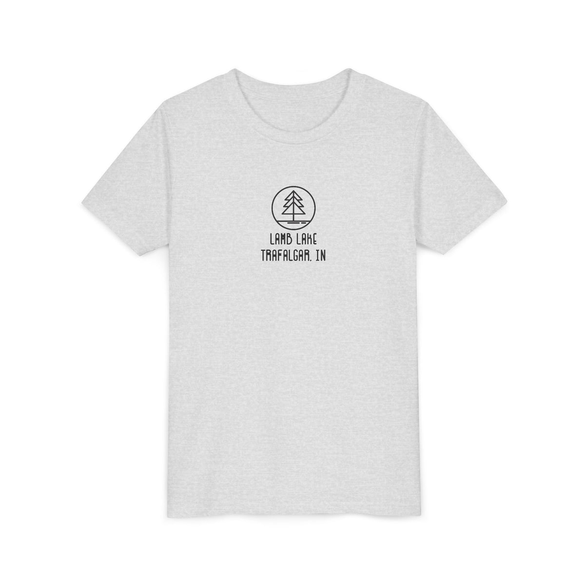 Youth Tee — 'Lamb Lake' Retro Camp Kids T-Shirt