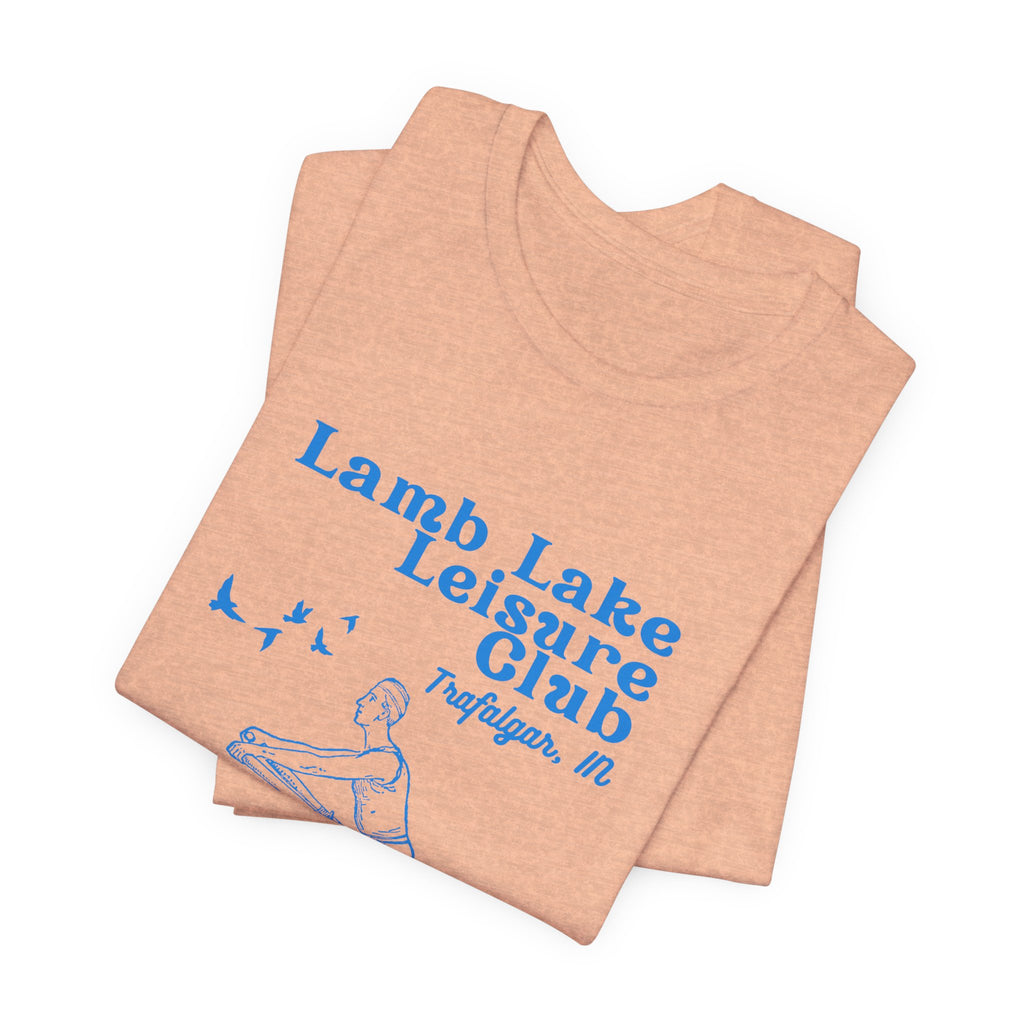 Kayak Tee – "Lamb Lake Leisure Club" Vintage Boating T-Shirt
