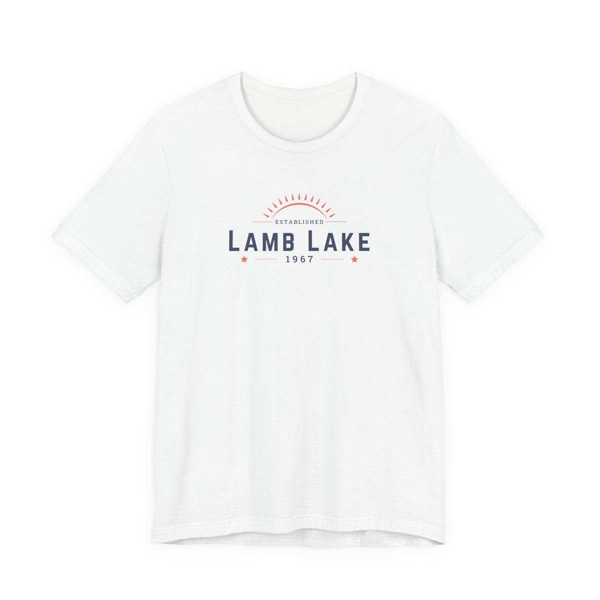 Lamb Lake Tee – Retro Lakeside Graphic T-Shirt