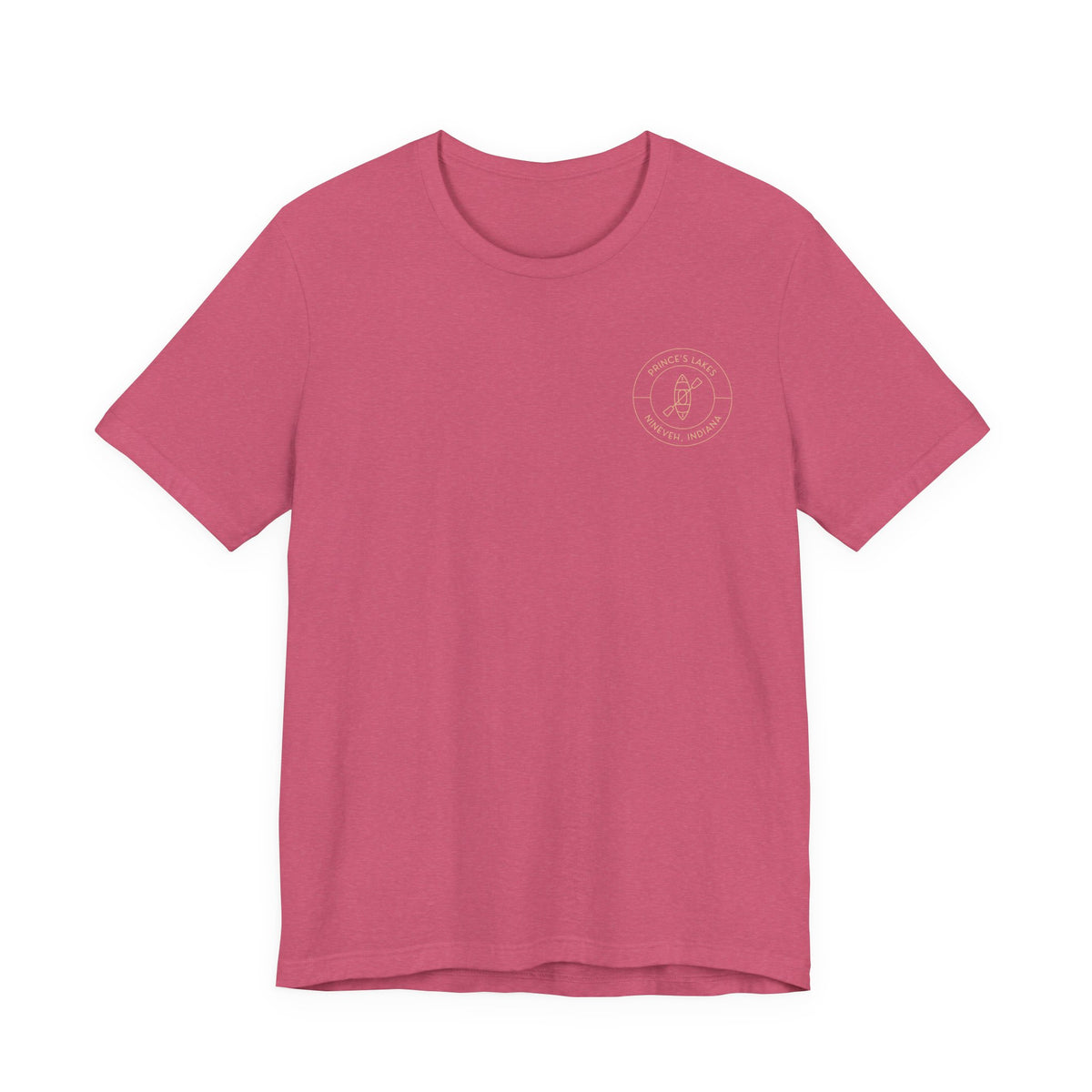 Kayak Pocket & Back Print Prince's Lakes Minimalist Tee —  Short Sleeve Shirt
