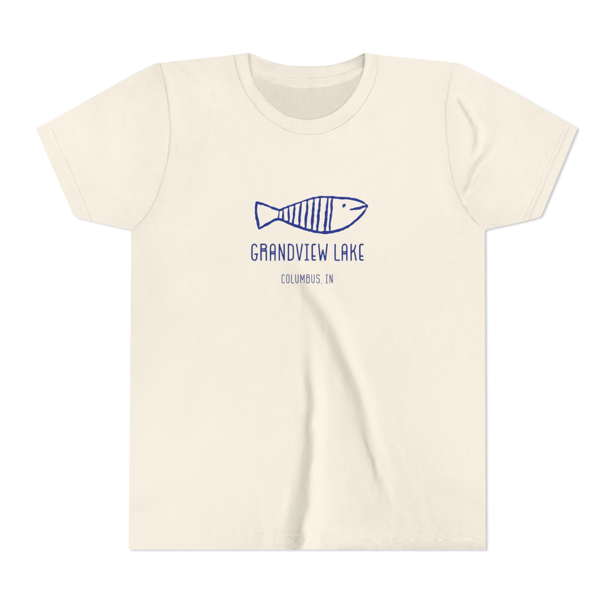 Youth Tee — 'Grandview Lake' Retro Fish Kids T-Shirt