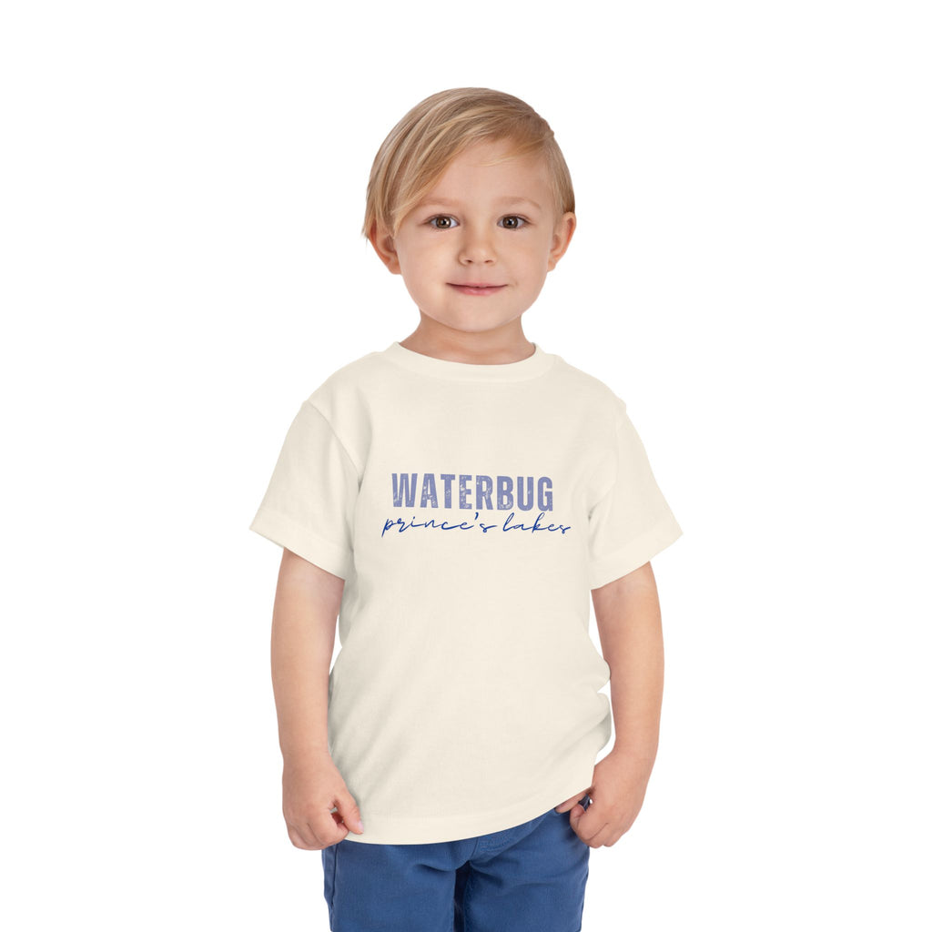 Toddler Tee — "WATERBUG prince's lakes" Water-Inspired Kids T-Shirt