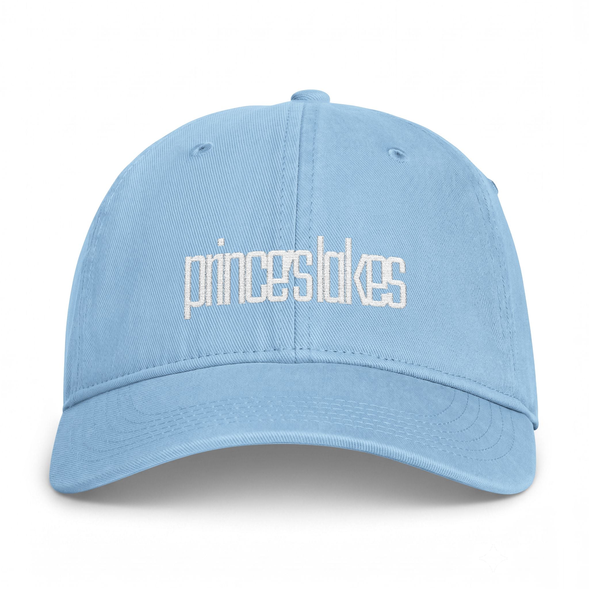 Distressed 'prince's lakes' Embroidered Washed Cap