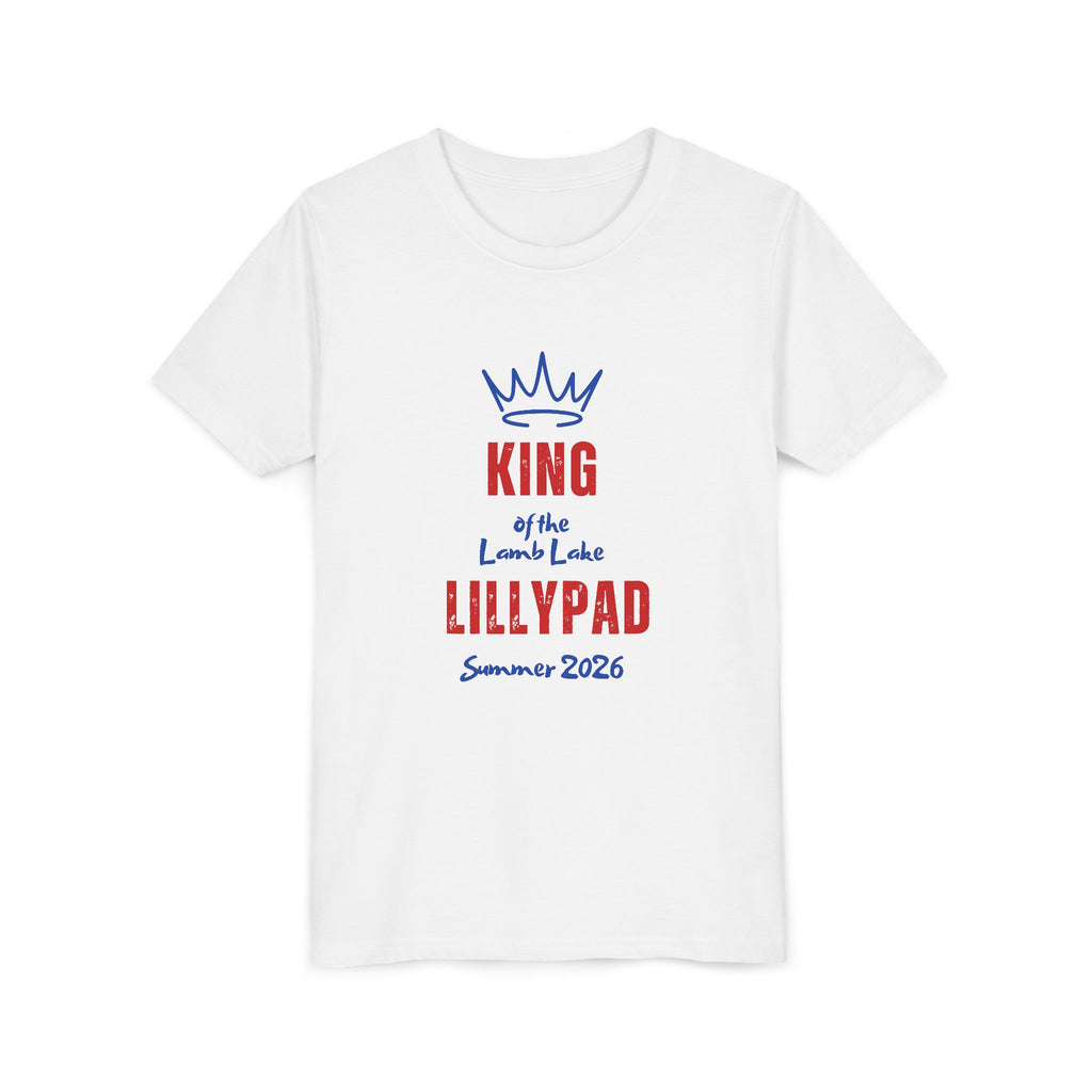 King of the Lamb Lake Lillypad Youth Tee — Cute Summer 2026 Kids Shirt