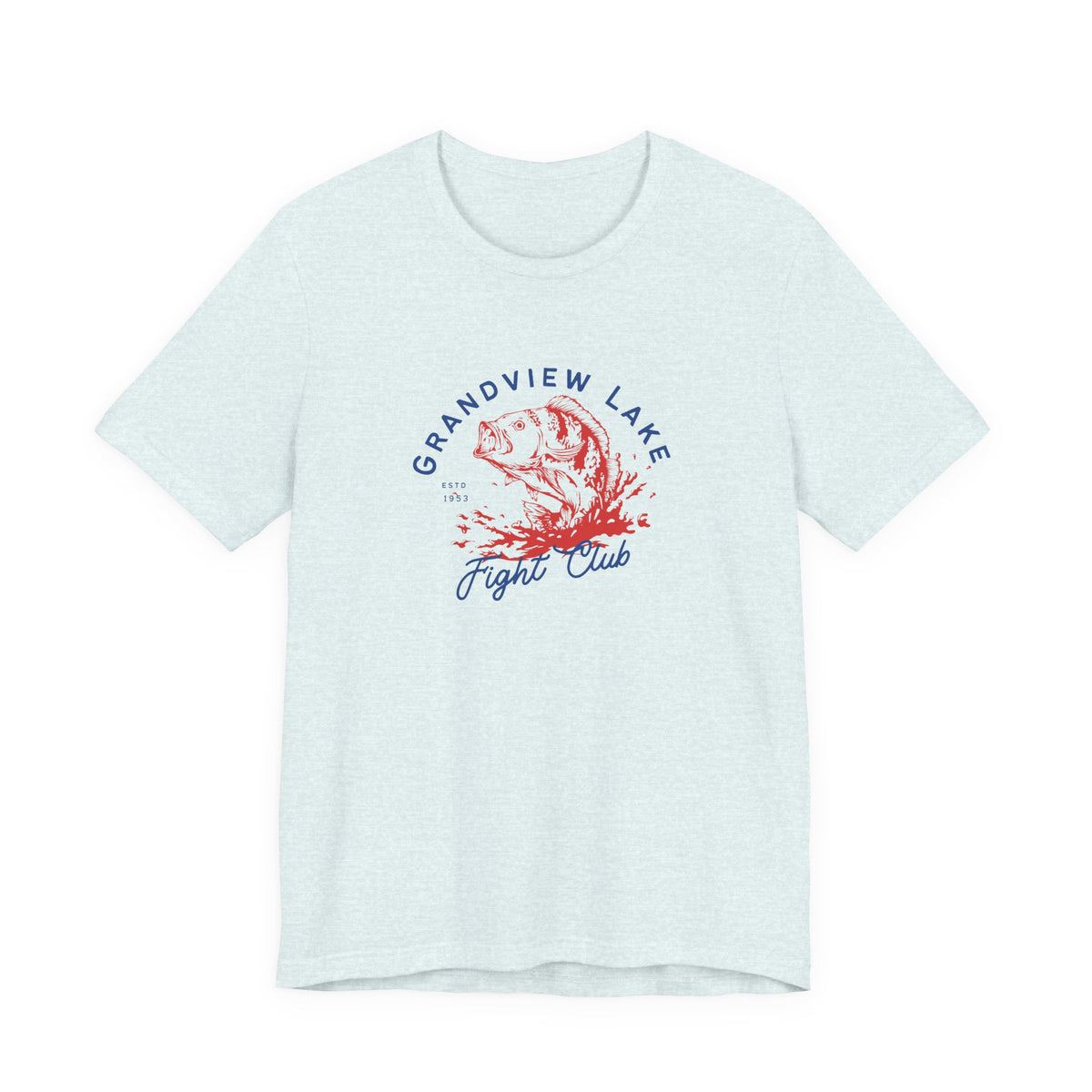 Grandview Lake Fight Club Fishing T-Shirt