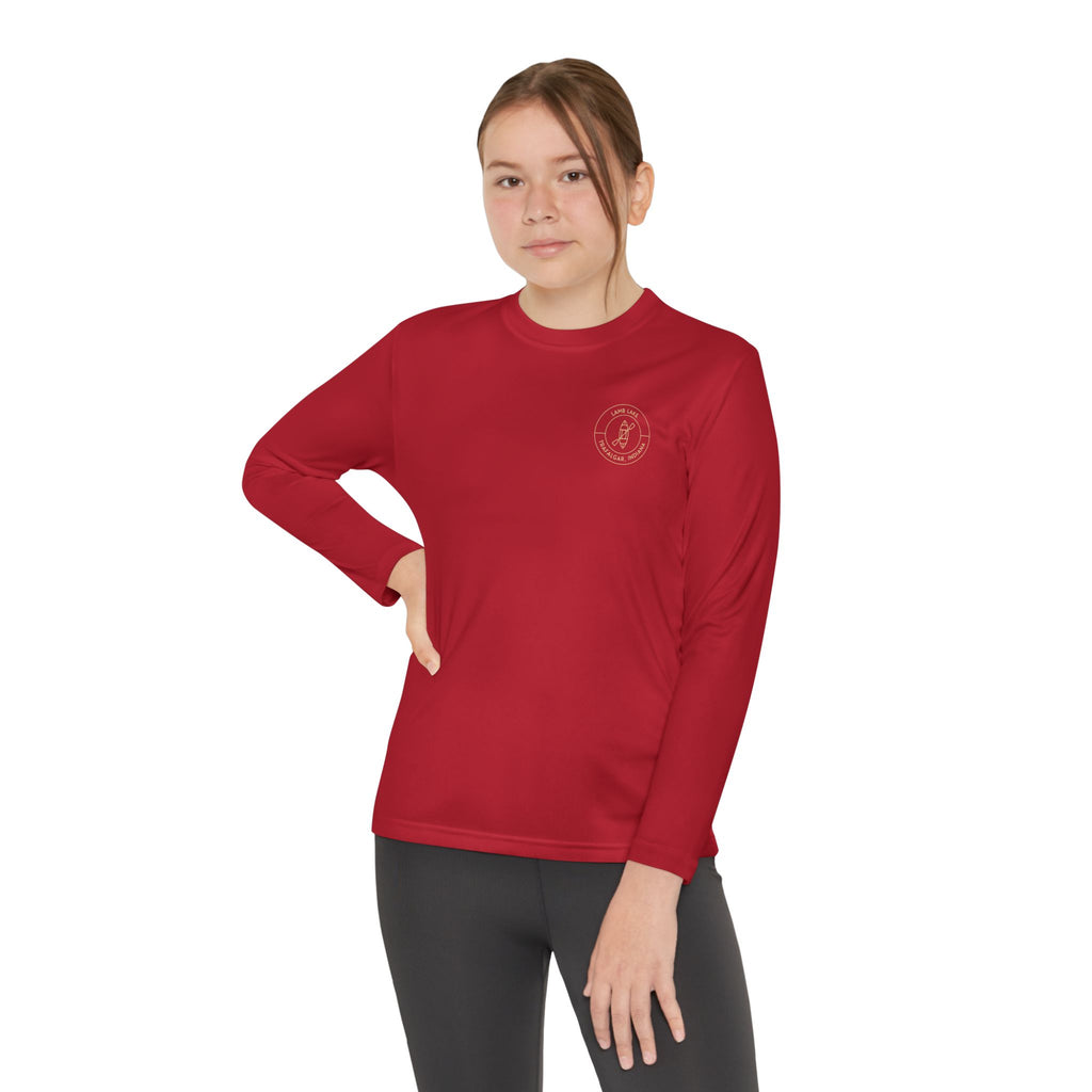 Youth Long Sleeve Tee - Lamb Lake Kayak Logo