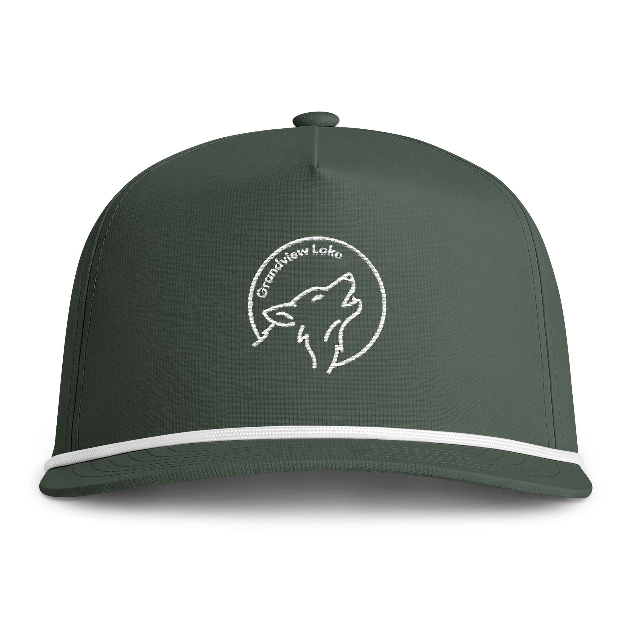Sunwashed Grandview Full Moon Club Cap — Vintage Rope-Trim Hat
