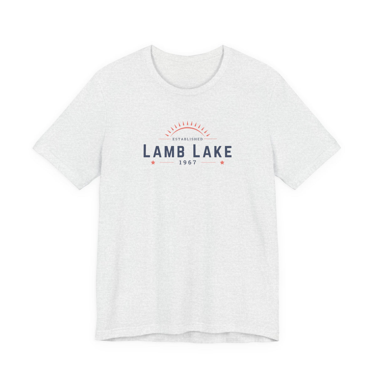 Lamb Lake Tee – Retro Lakeside Graphic T-Shirt