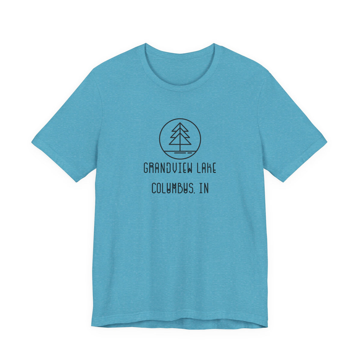 Grandview Lake Minimalist Tee — Lake Forest Graphic Short Sleeve Shirt