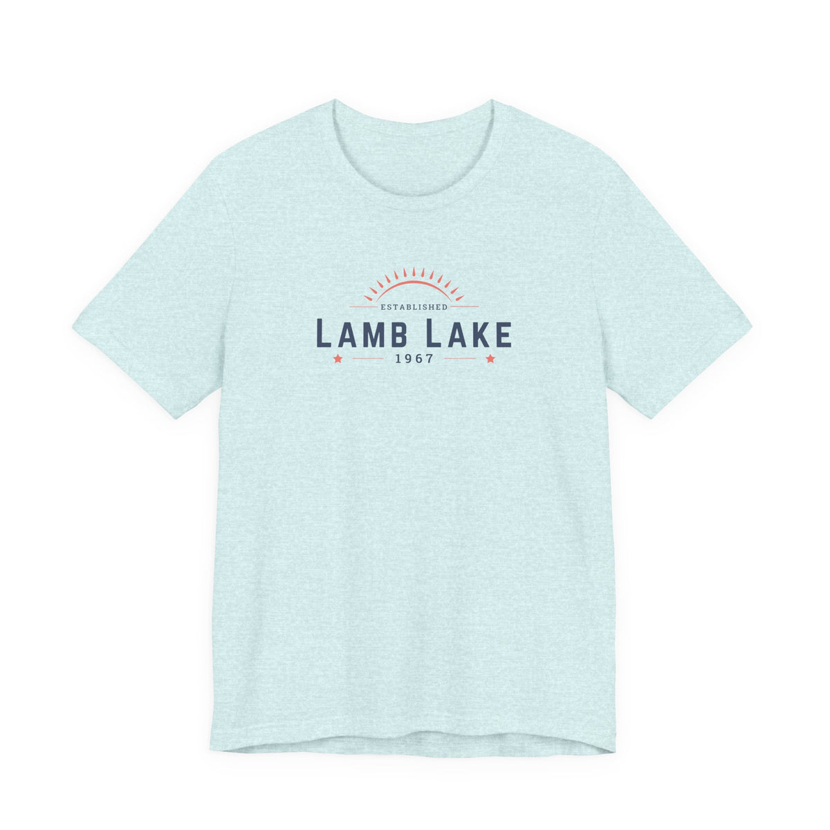 Lamb Lake Tee – Retro Lakeside Graphic T-Shirt