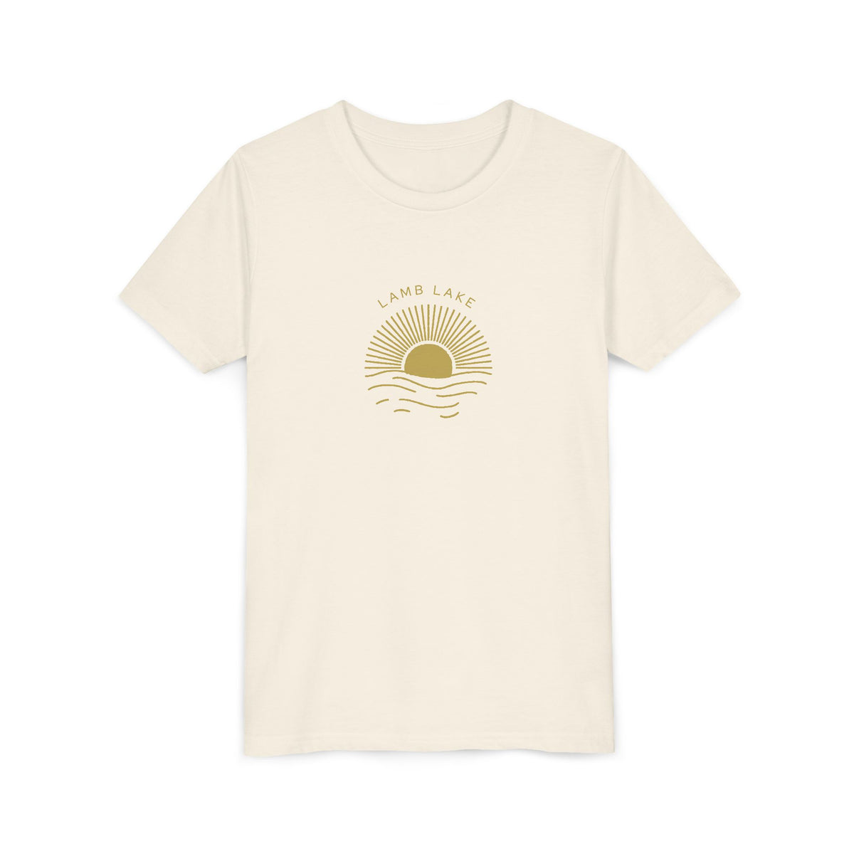 Youth Tee — 'Lamb Lake' Golden Hour Sunset Kids T-Shirt