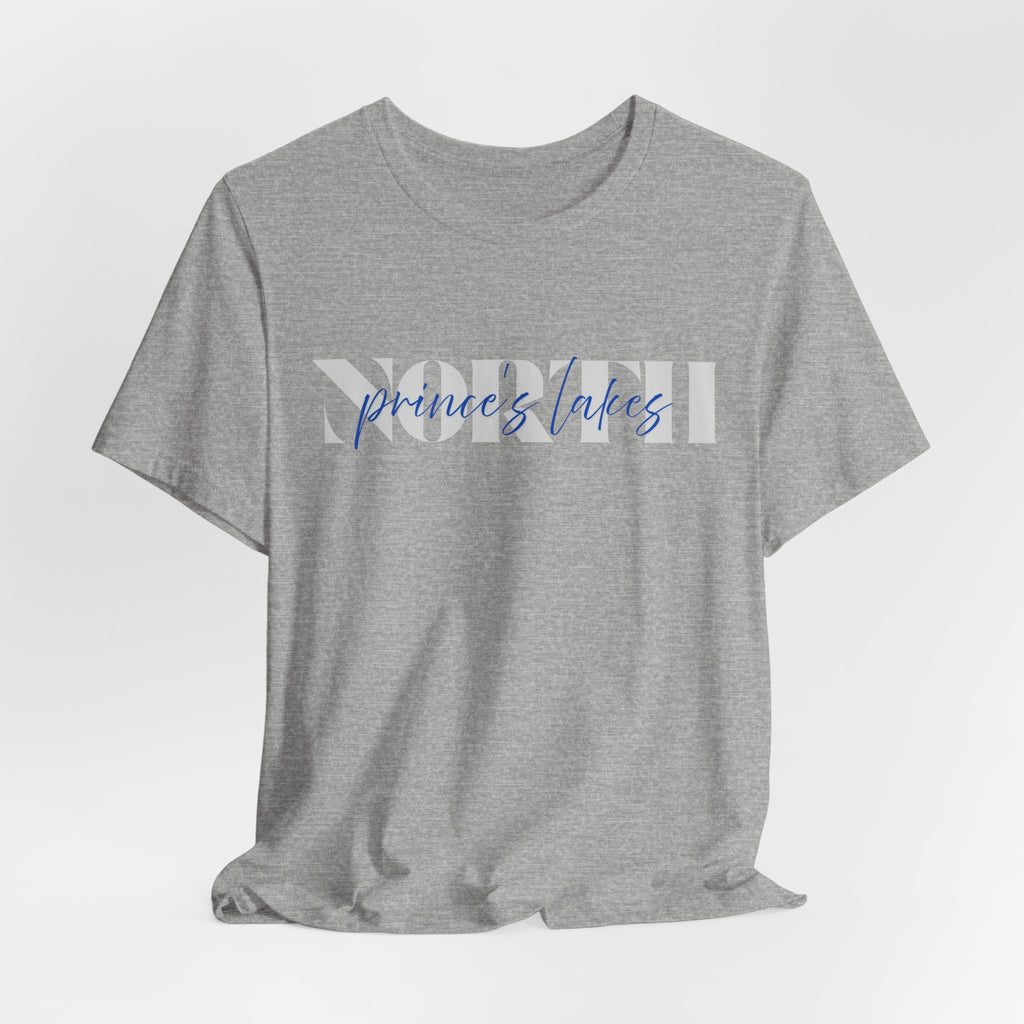 Prince's Lakes NORTH Tee — Script Graphic T-Shirt