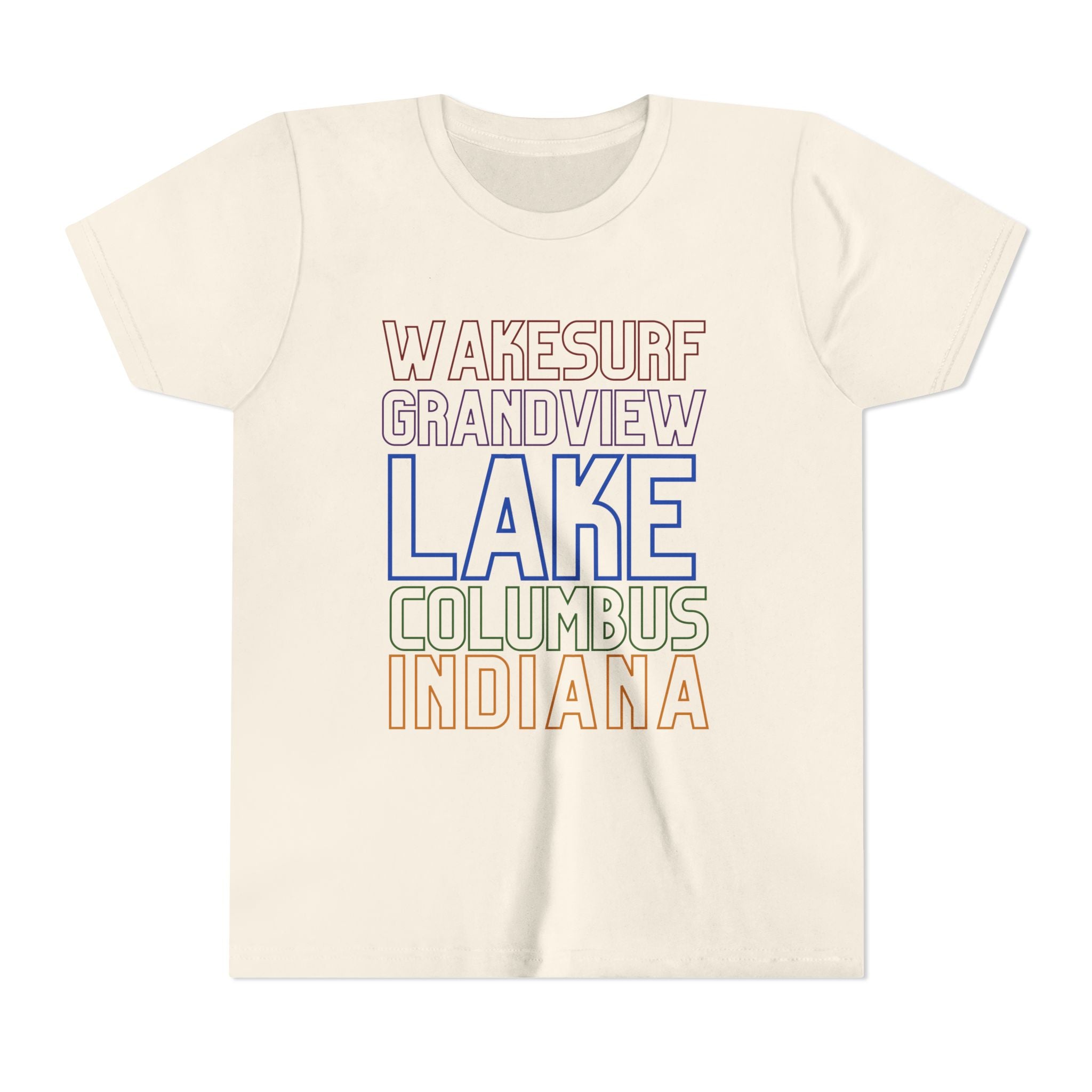 Youth Tee - Grandview Lake Columbus Indiana Wakesurf (Kids)