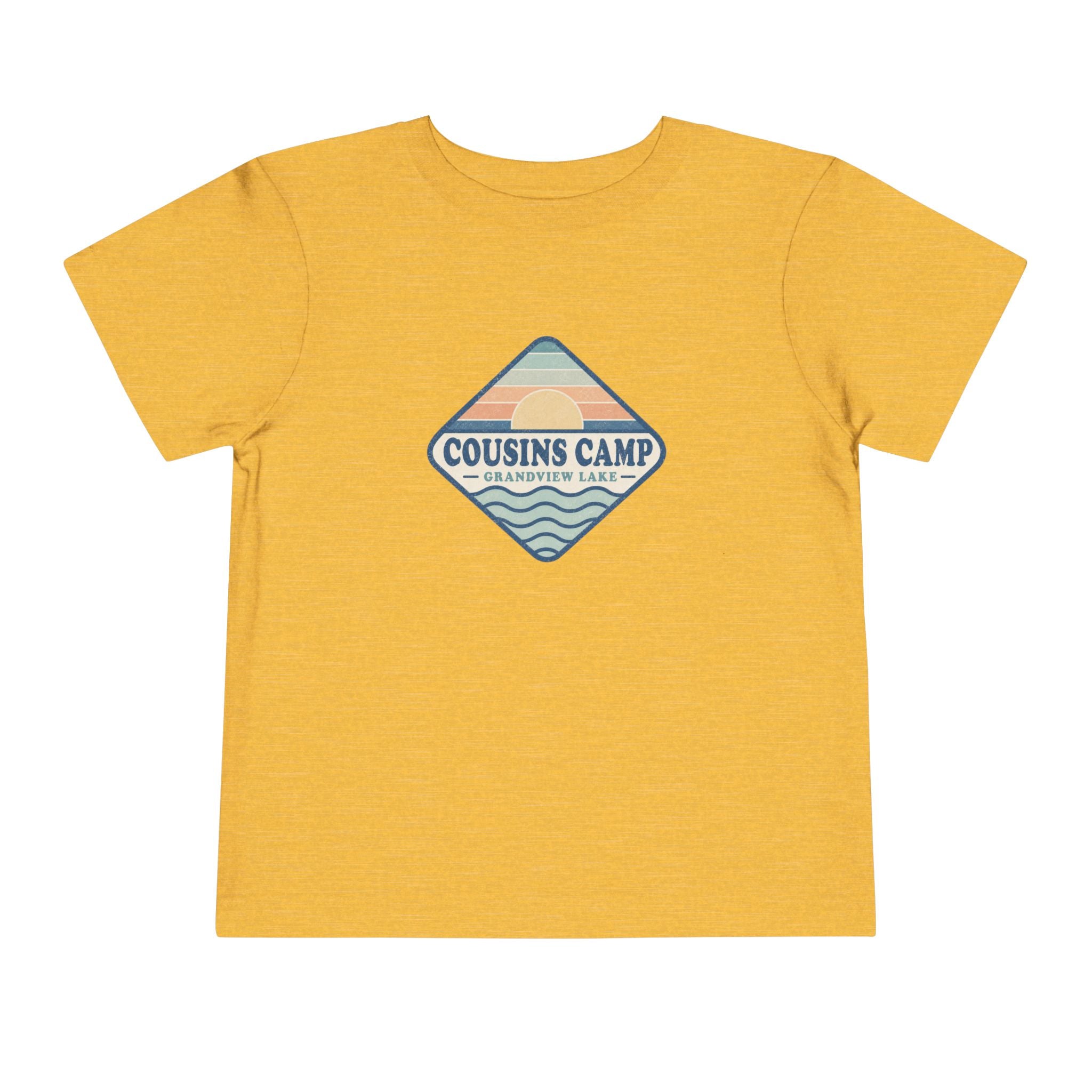 Cousins Camp Toddler Tee — Retro Lakeside Summer Camp Shirt