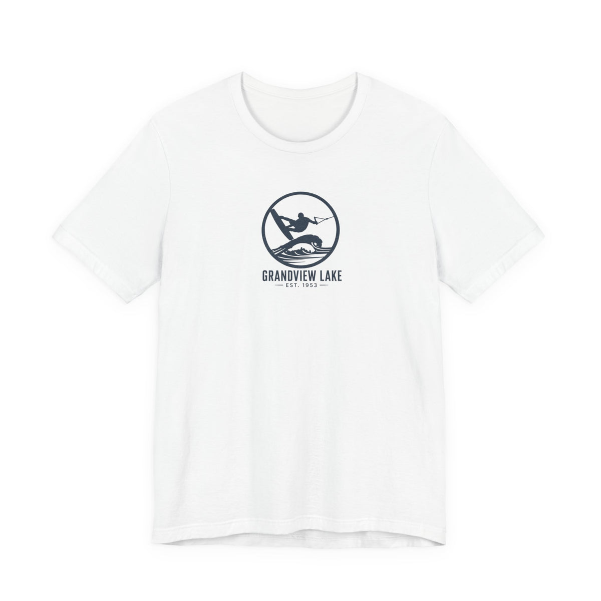 Grandview Lake Wakesurf Emblem Tee — Unisex