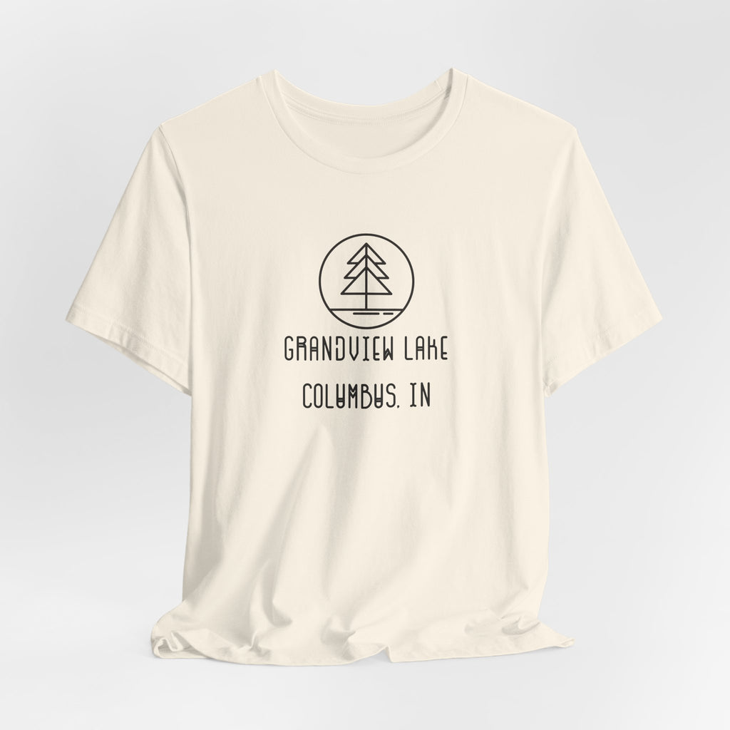Grandview Lake Minimalist Tee — Lake Forest Graphic Short Sleeve Shirt