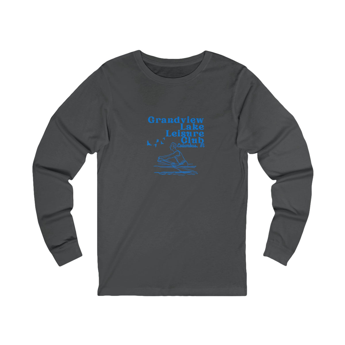 Grandview Lake Kayak Leisure Club Long Sleeve Tee