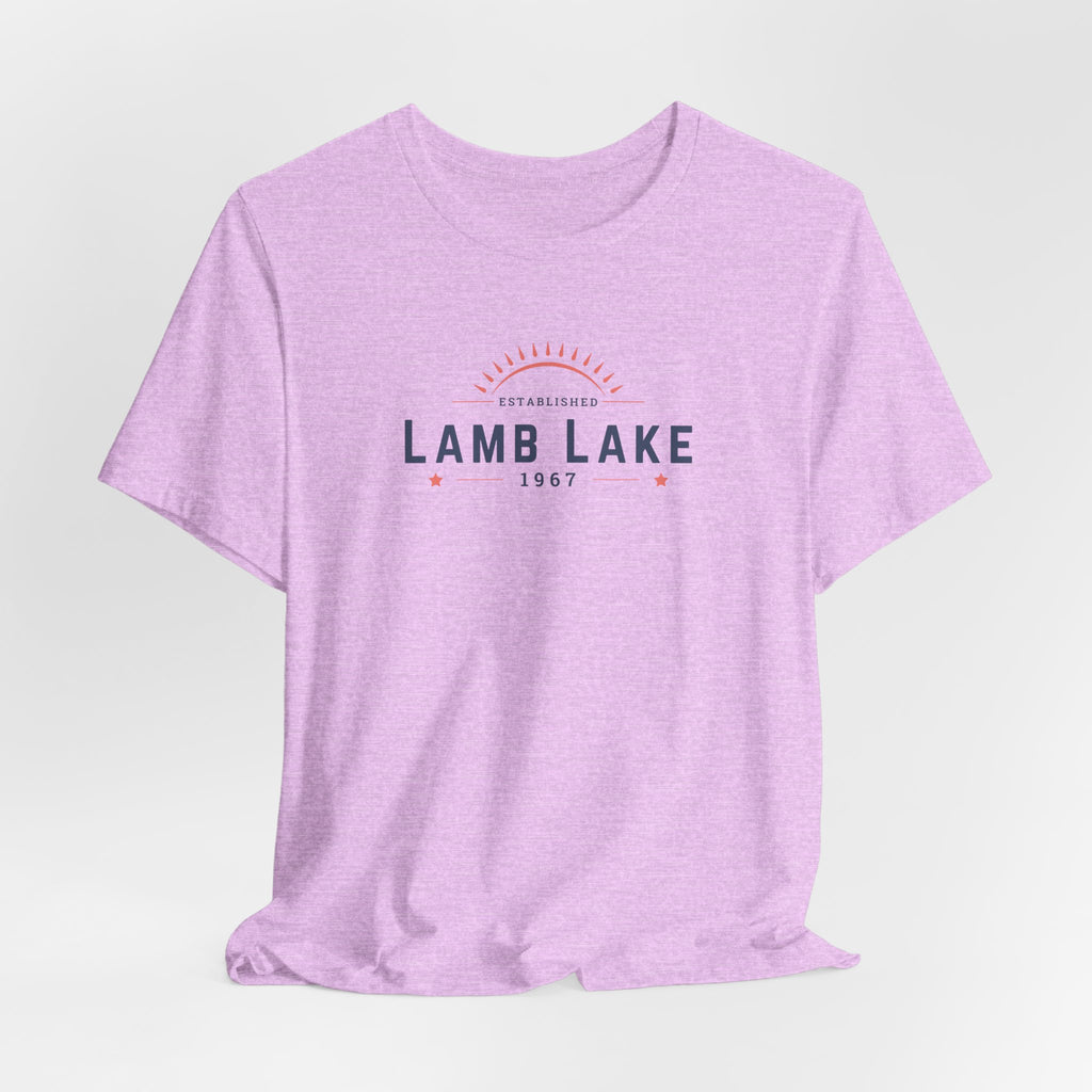Lamb Lake Tee – Retro Lakeside Graphic T-Shirt