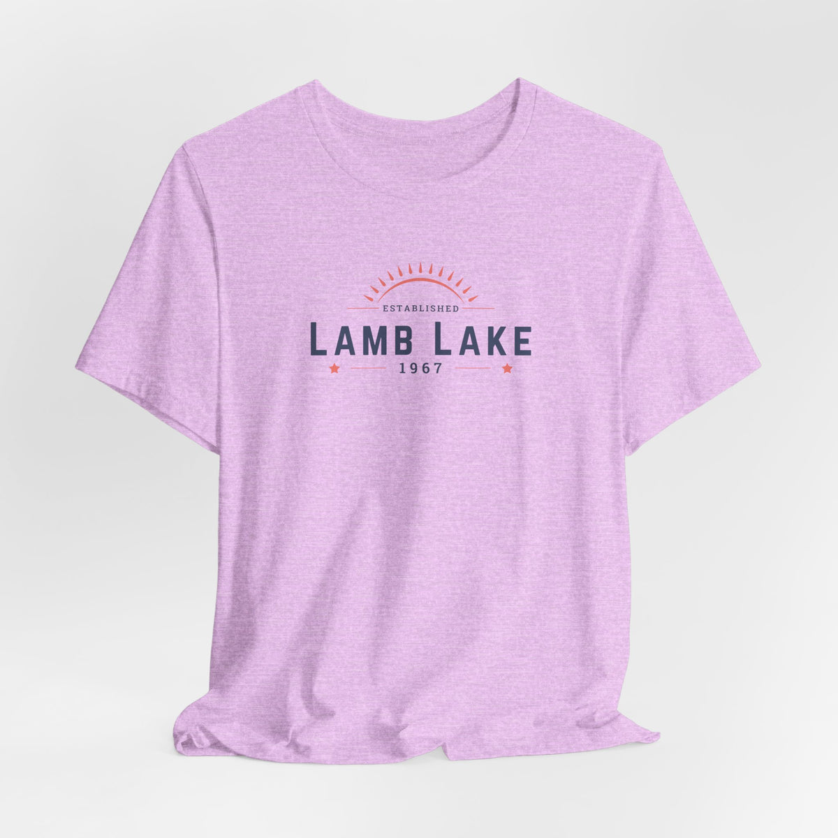 Lamb Lake Tee – Retro Lakeside Graphic T-Shirt