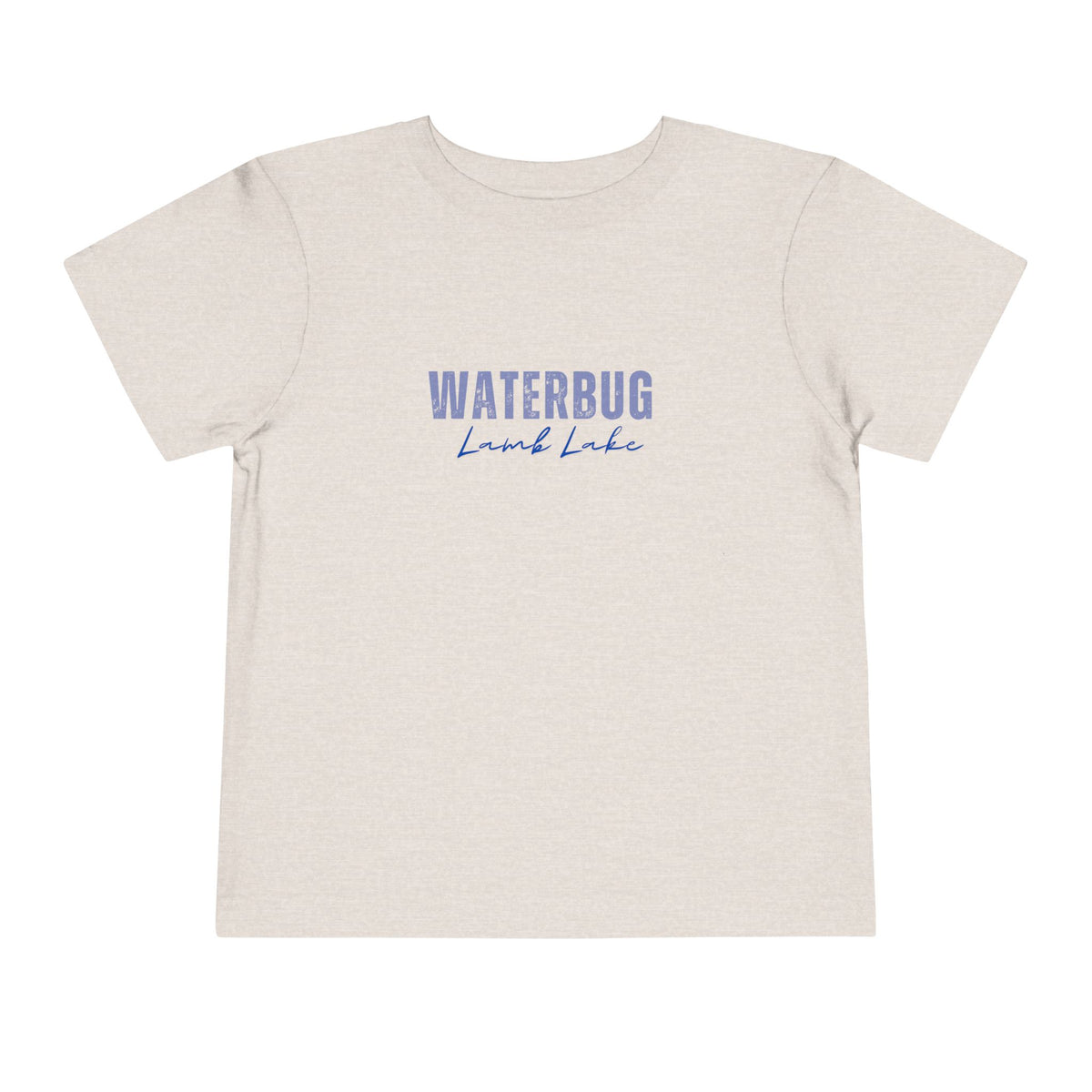 Toddler Tee — "WATERBUG Lamb Lake" Water-Inspired Kids T-Shirt