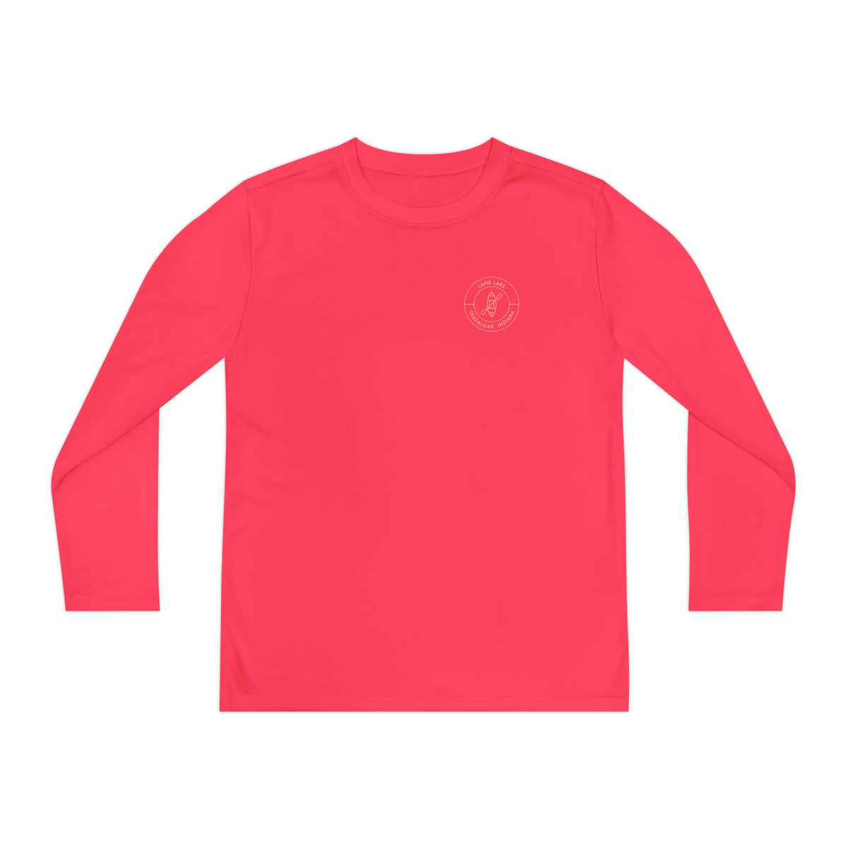 Youth Long Sleeve Tee - Lamb Lake Kayak Logo