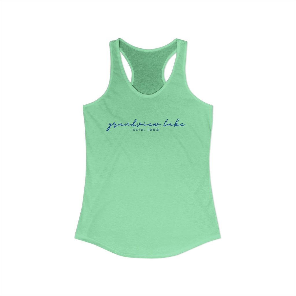 Women's Racerback Tank- "Grandview Lake"