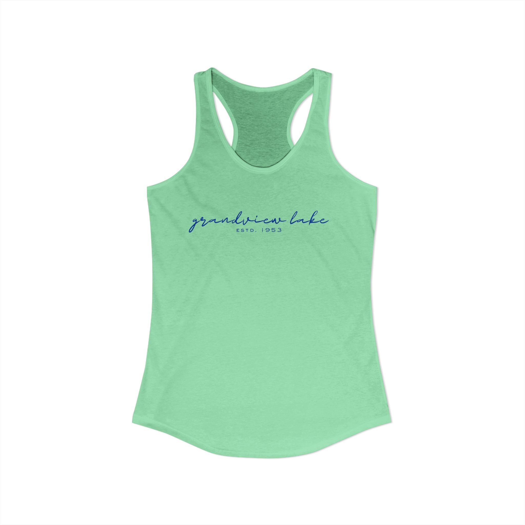 Women's Racerback Tank- "Grandview Lake"