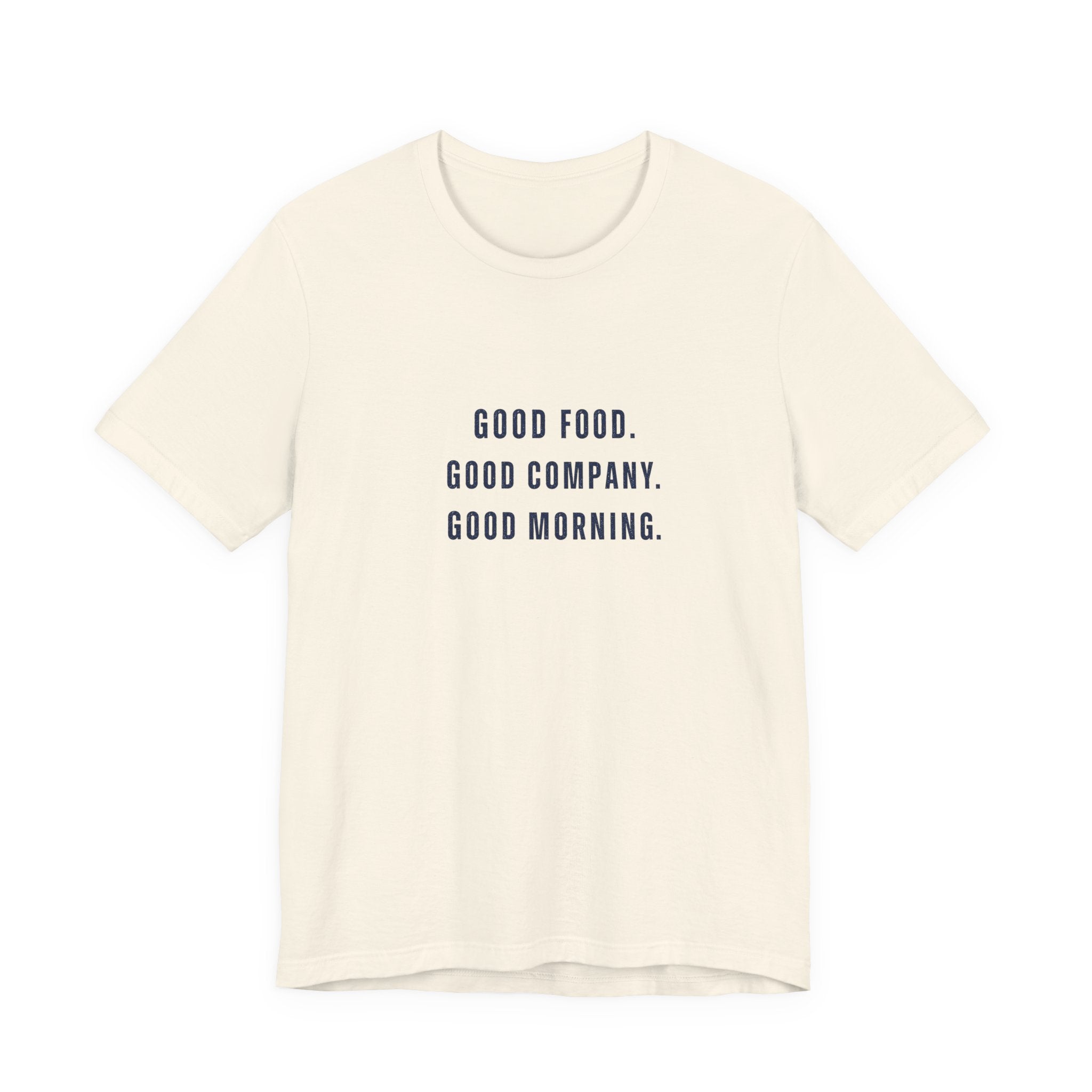 Breakfast Club Lake T‑Shirt — "Good Food. Good Company. Good Morning."
