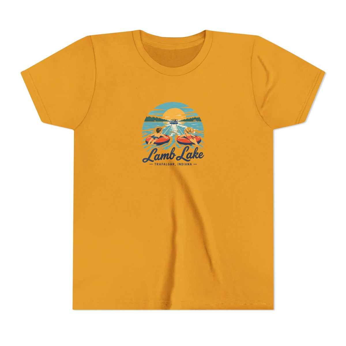 Youth T-Shirt - Lamb Lake Tubing Vintage Design