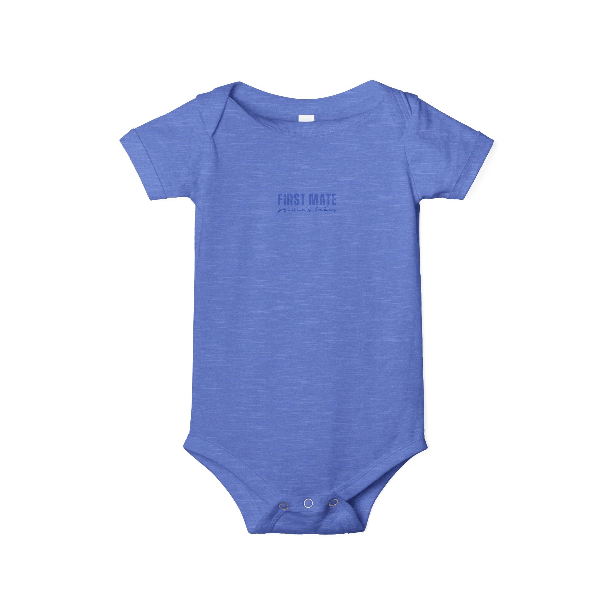 Infant Onesie "First Mate" Baby Bodysuit – Cute Nautical Newborn Gift