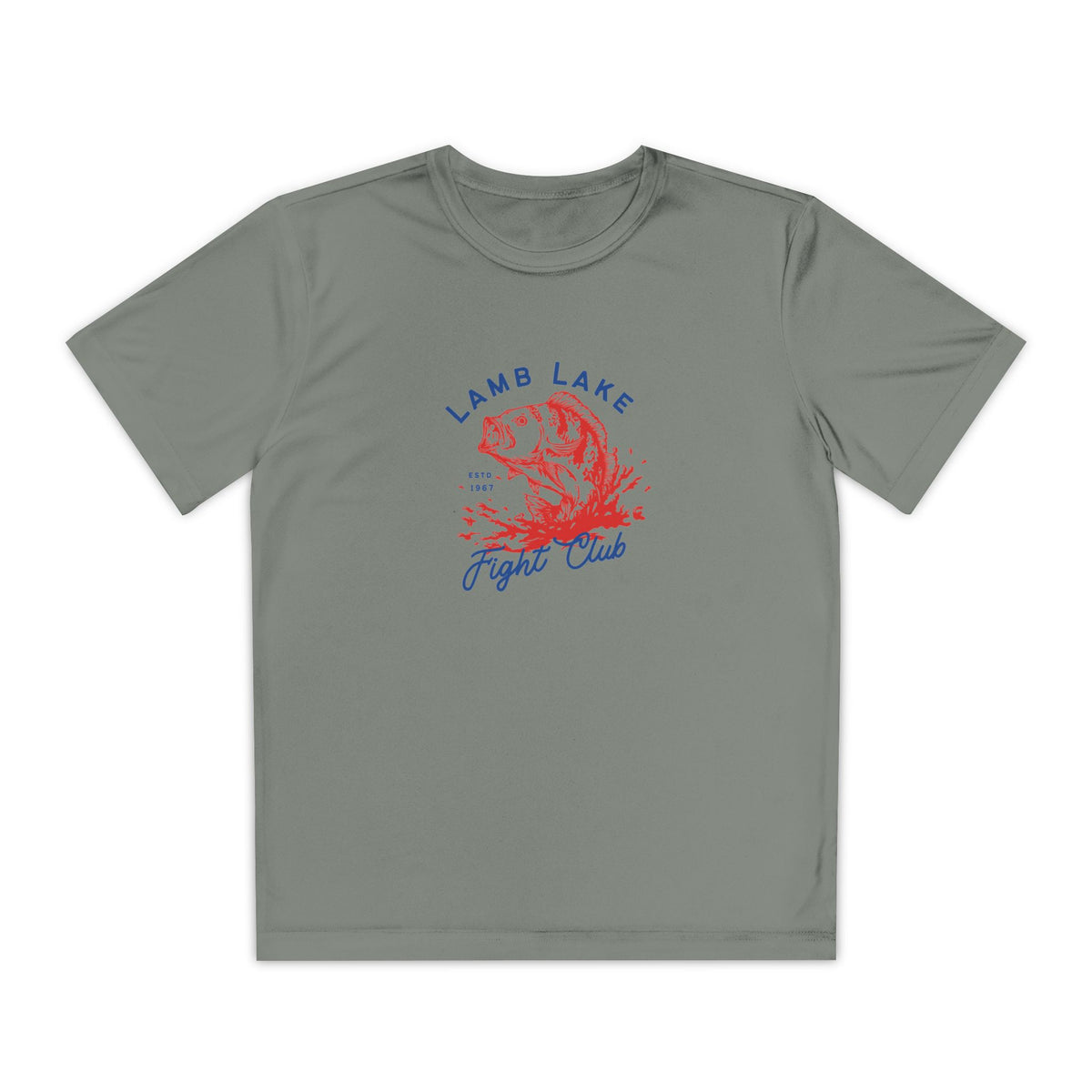 Youth Lamb Lake Fishing T‑Shirt - "Fight Club" Bass Angler Tee