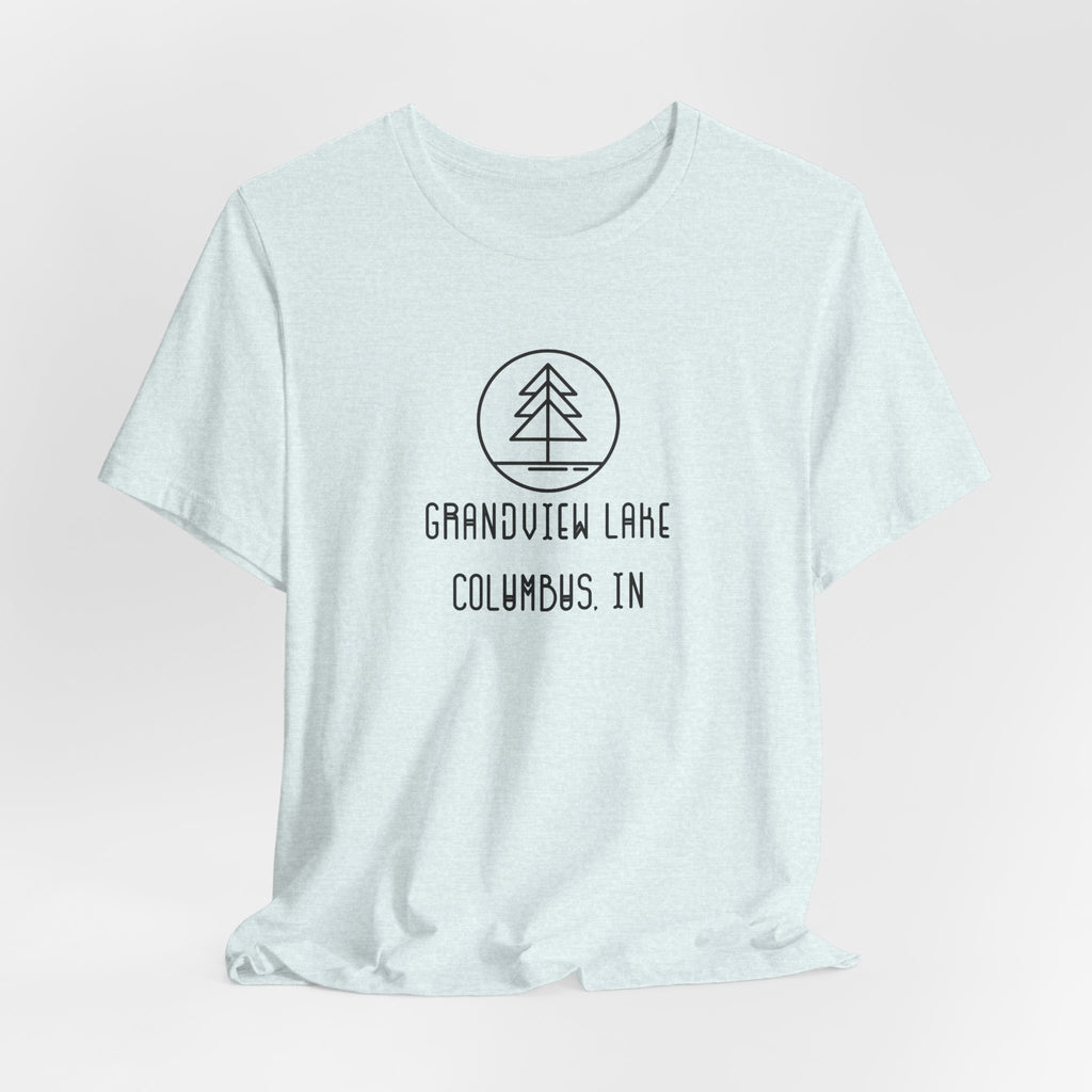 Grandview Lake Minimalist Tee — Lake Forest Graphic Short Sleeve Shirt