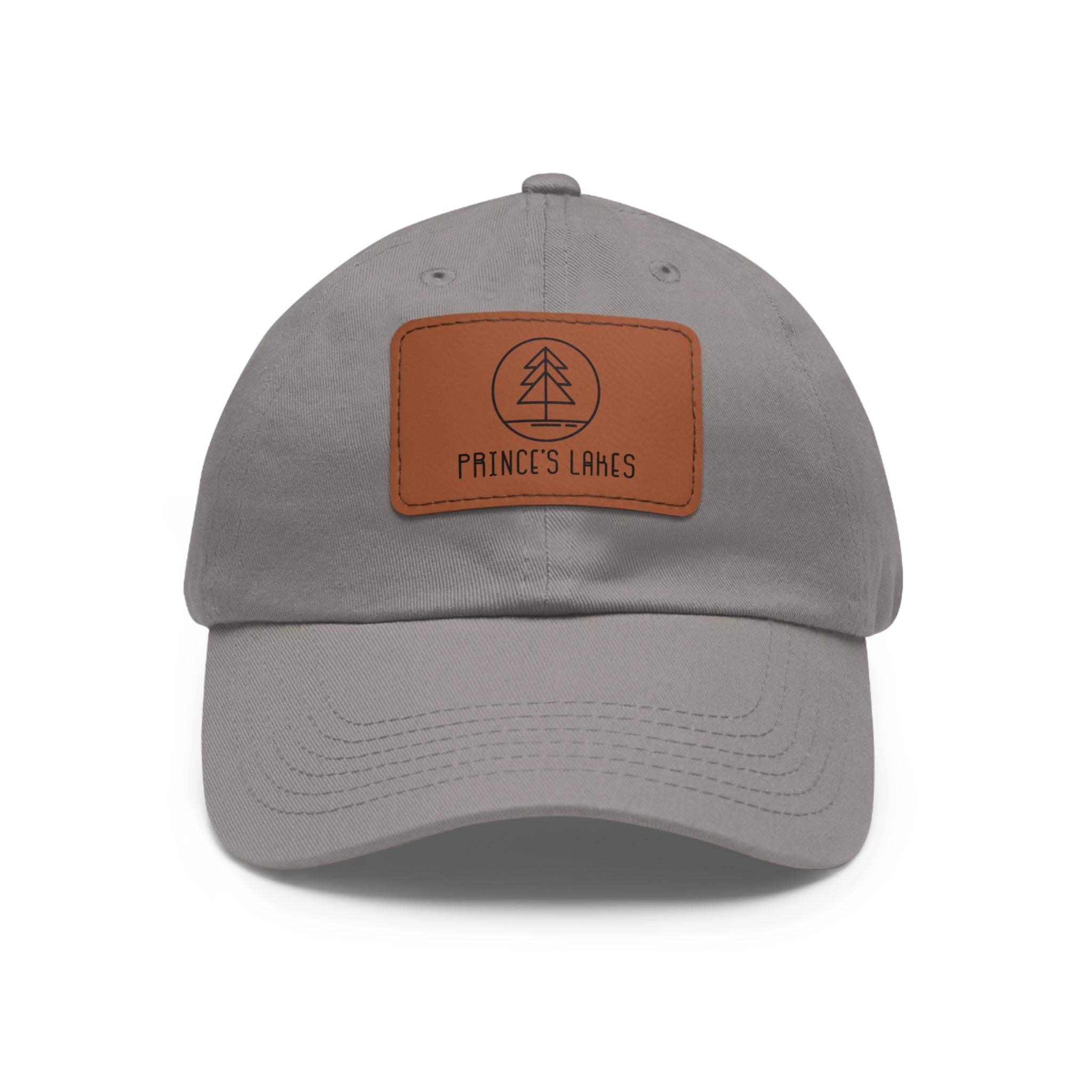 Leather Patch Hat — Prince's Lakes Outdoor Baseball Cap